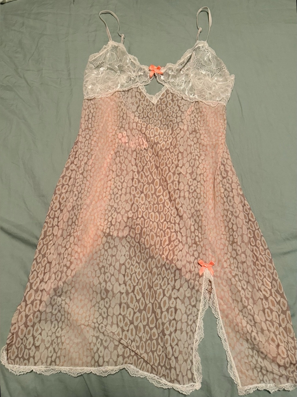 Victoria's Secret Sheer Lace Chemise